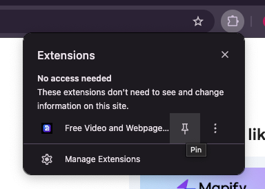 Pin Extension